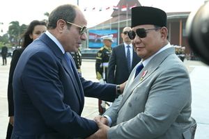 Presiden Mesir El-Sisi ke Prabowo: Semoga Allah Jaga Negara Bapak