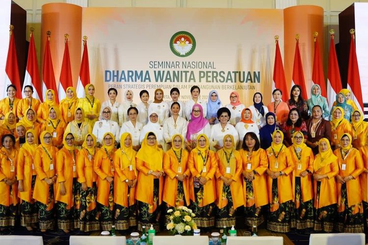 Acara Seminar Dharma Wanita tanggal 16-17 November 2023 di The Tribrata, Jakarta