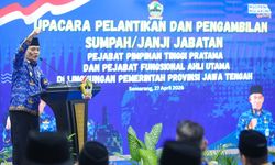Lantik 27 Pejabat di Lingkungan Pemprov Jateng, Gubernur Luthfi Tegaskan Tidak Ada Praktik Titipan