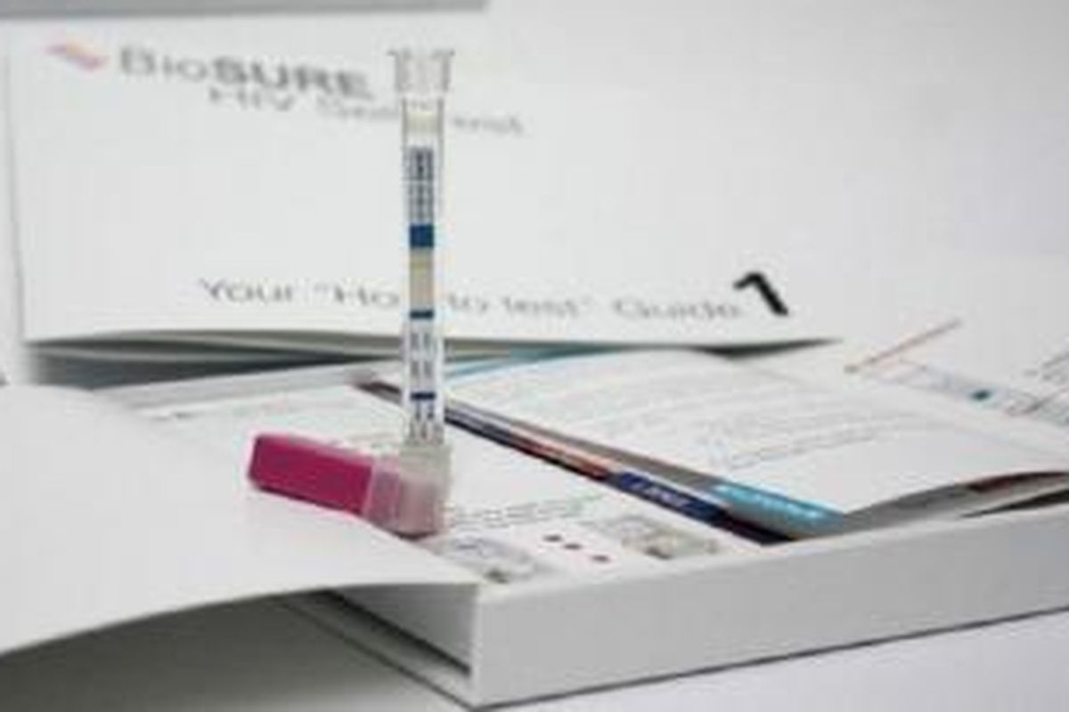Perangkat yang dikembangkan Bio Sure memungkinkan tes HIV dilakukan secara mandiri di rumah dan hanya dalam waktu 15 menit. 
