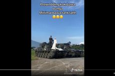 Viral, Video Anggota TNI Foto Prewedding Pakai Tank, Ini Penjelasan Kadispenad