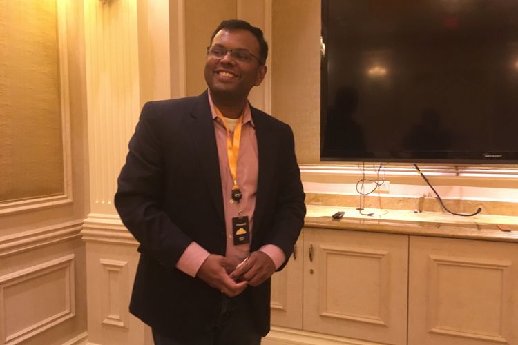 VP of Machine Learning Amazon Web Services (AWS) Swami Sivasubramanian. Gambar diambil di Las Vegas, Amerika Serikat, Kamis (30/11/2017).