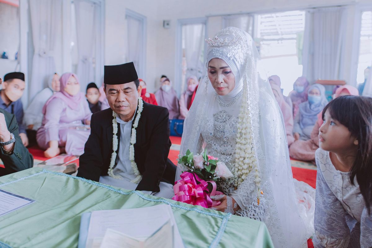 Ilustrasi akad nikah.