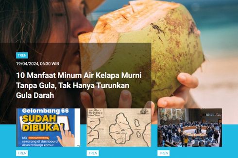 [POPULER TREN] Manfaat Air Kelapa Murni Tanpa Gula | Israel Serang Iran