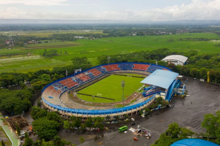 Stadion Kanjuruhan di Kabupaten Malang, Jawa Timur.