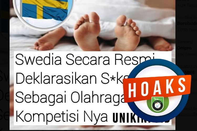 Hoaks, Swedia mengakui seks sebagai cabang olahraga yang dapat dipertandingkan