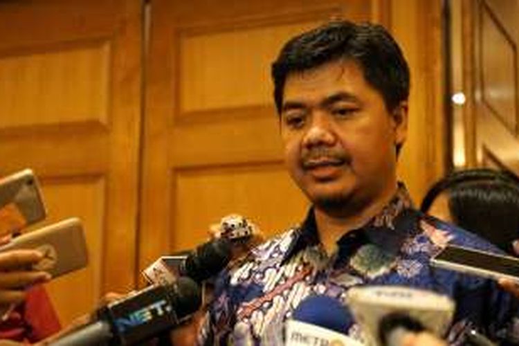 Ketua Komisi Pemilihan Umum Juri Ardiantoro saat ditemui usai acara DKPP Outlook 2017 di Hotel Arya Duta, Jakarta Pusat, Rabu (14/12/2016).