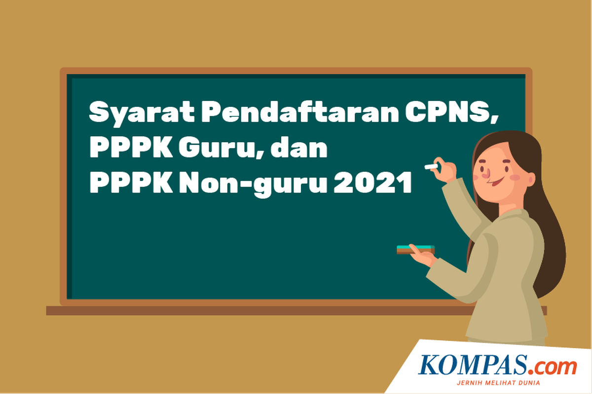 Syarat Pendaftaran CPNS, PPPK Guru, dan PPPK Non-guru 2021