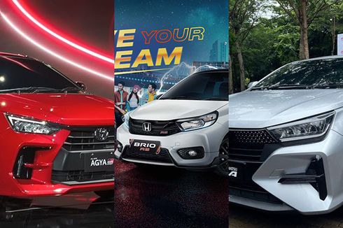 Lebih Ganteng Mana, Toyota Agya, Daihatsu Ayla, atau Honda Brio?