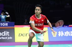 Hasil Thomas Cup 2024: Ginting Buka Keunggulan, Indonesia 1-0 Thailand