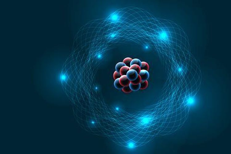 Ilustrasi model atom kuantum
