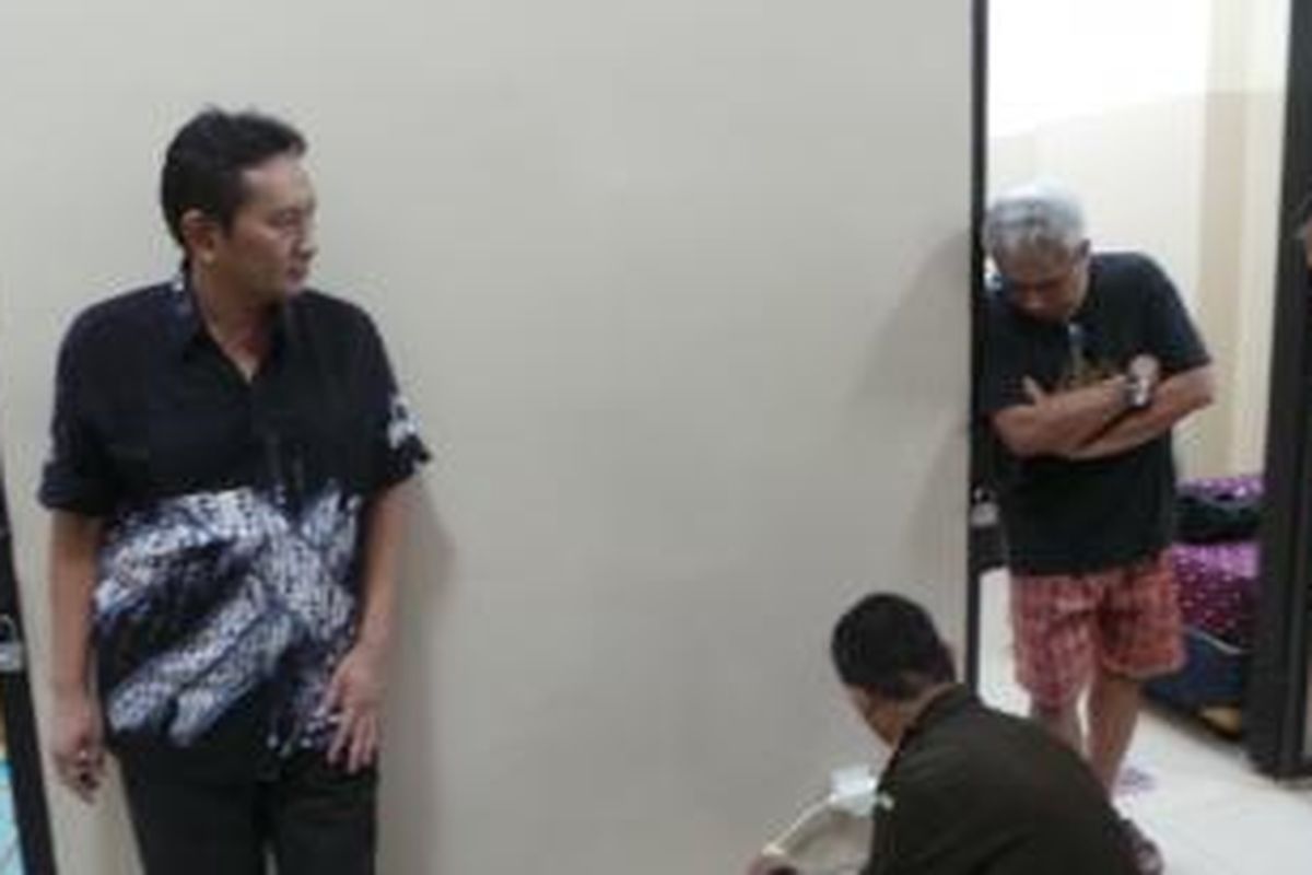 Mantan Kepala Dinas Perhubungan DKI Jakarta Udar Pristono ditahanan Kejagung. Selasa (18/11/2014).