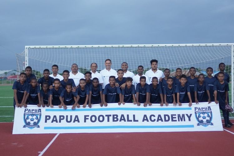 Ajang Papua Football Academy Cari Bakat di lapangan sepak bola Universitas Musamus, Merauke, Kabupaten Merauke pada Sabtu-Minggu (18-19 Juni 2022).
