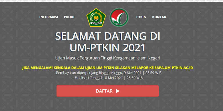 Pendaftaran Um Ptkin Masih Dibuka Tes Secara Online Halaman All Kompas Com