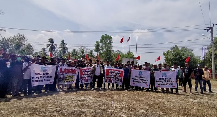 Tuntut Pilkada Tak Lawan Kotak Kosong, Warga Lampung Timur Minta PDI-P Rekom Bacalon Bupati