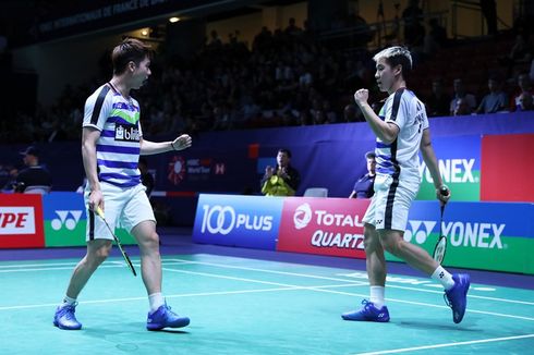 Marcus/Kevin Tantang Hendra/Ahsan di Semifinal Hong Kong Open 2018