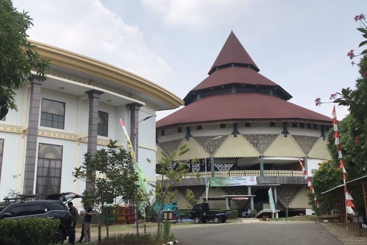 Kawasan Perkampungan Budaya Betawi Setu Babakan di Ciganjur, Jagakarsa, Jakarta Selatan pada Jumat (3/9/2021). 