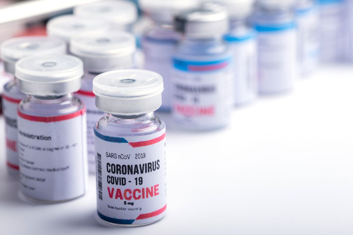 Ilustrasi vaksin Covid-19 dengan efikasi vaksin tertinggi di dunia. Vaksin Pfizer dengan efikasi capai 95 persen disebut sebagai vaksin paling manjur di dunia, dalam melawan infeksi Covid-19.
