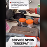 Viral Video Servis Cepat Spion Motor, Cuma Hitungan Detik