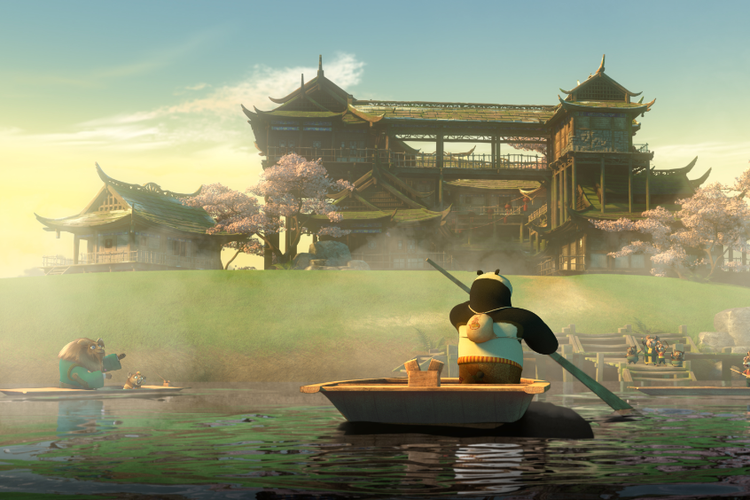 Series Kung Fu Panda: The Dragon Knight tersedia di netflix.