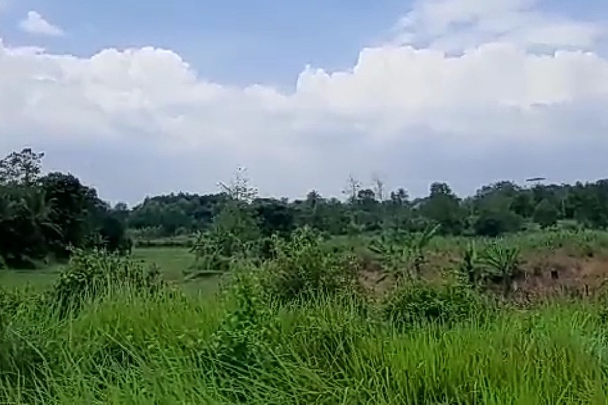 Suasana lokasi terpidana mati kasus narkoba yang kabur ke hutan di Kecamatan Tenjo, Kabupaten Bogor, Jawa Barat,.