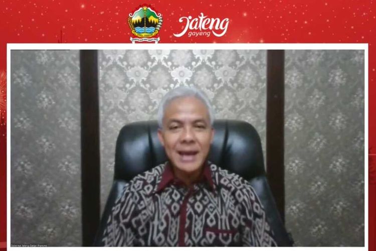 Gubernur Jateng Ganjar Pranowo memimpin Rakor Forkompinda Menyambut Nataru, Selasa (20/12/2022).