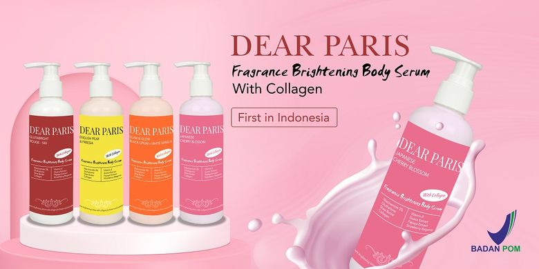 Rangkaian Variant Fragrance Body serum collagen.

