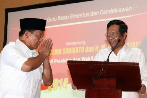 Mahfud Lantik Tim Kampanye Prabowo-Hatta Kalbar