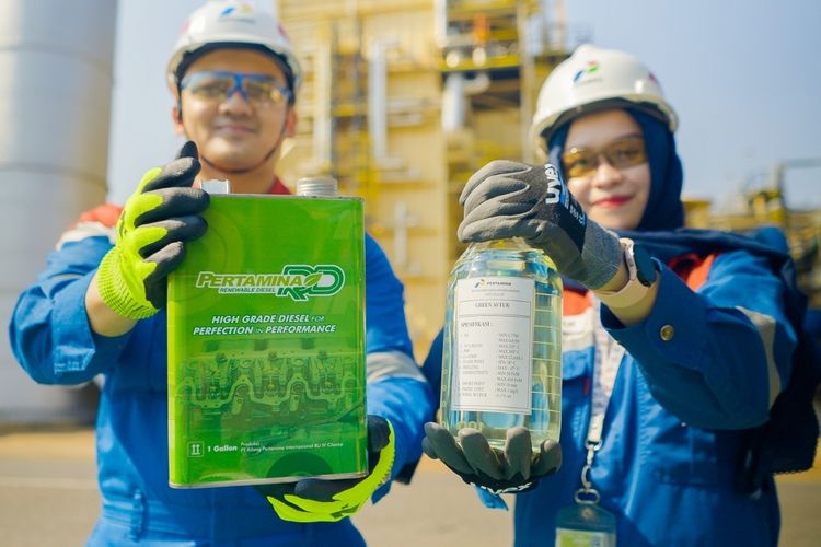 Produk-produk yang dihasilkan di Green Refinery Cilacap.