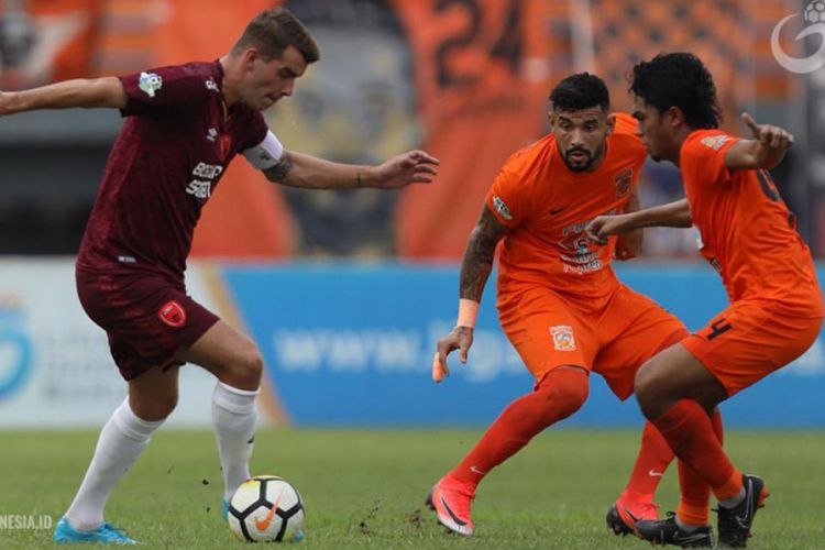 PSM Makassar menang atas Borneo FC pada pertandingan pekan ke-26 Liga, 19 Oktober 2018. 