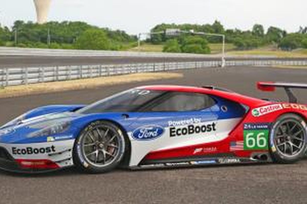 All-New Ford GT siap digeber dalam balap ketahanan Le Mans 2016.