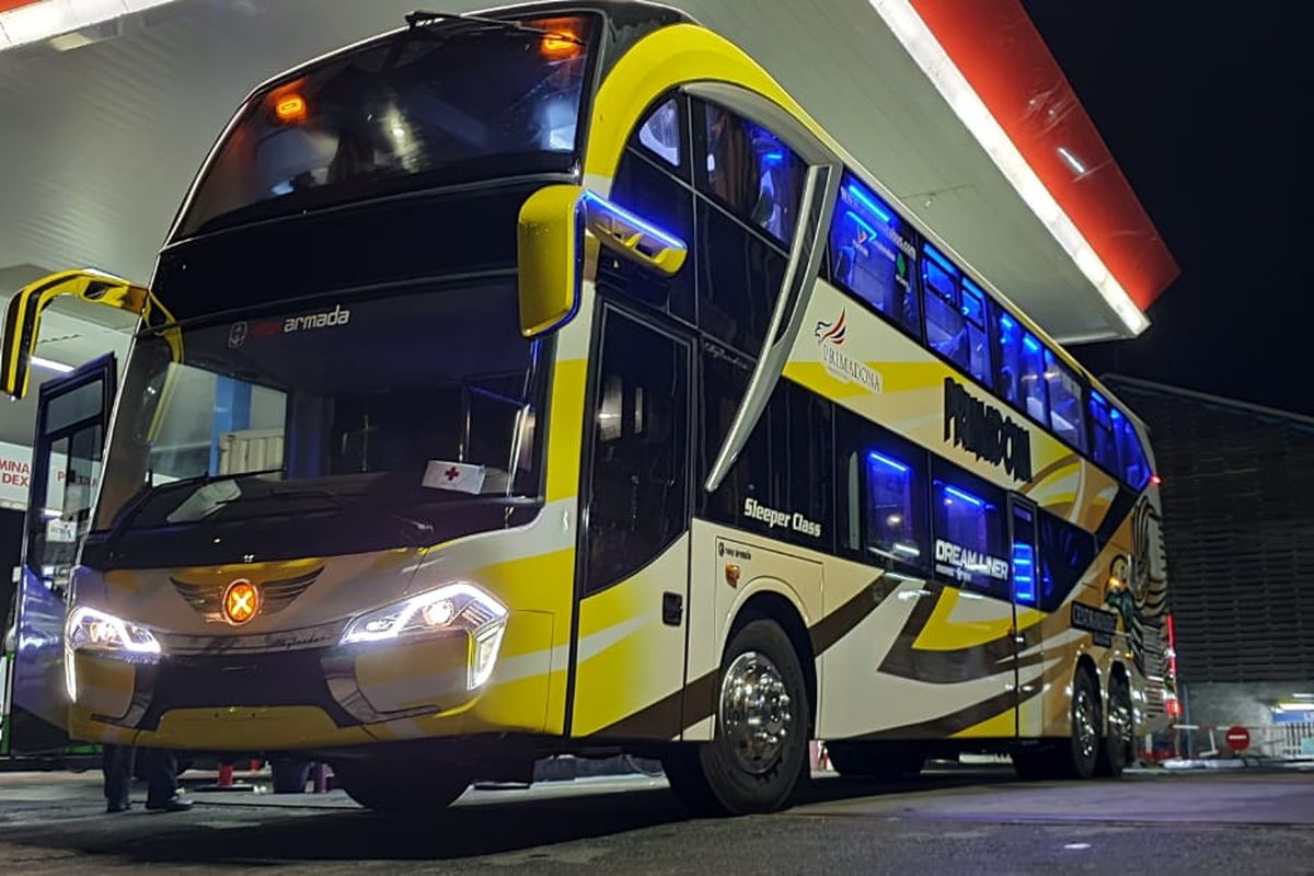 Bus AKAP baru PO Primadona