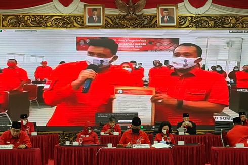 PDI-P Resmi Usung Bobby Nasution-Aulia Rahman pada Pilkada Medan