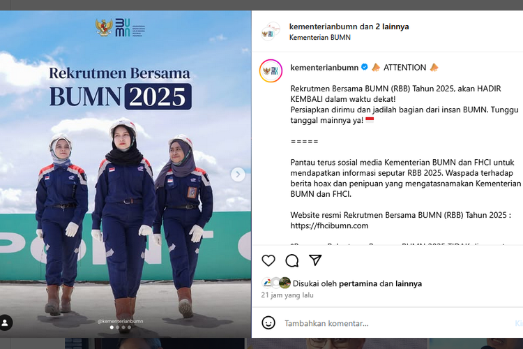 Bersiap Rekrutmen Bersama BUMN 2025, Ini Syarat dan Tahapan Seleksinya