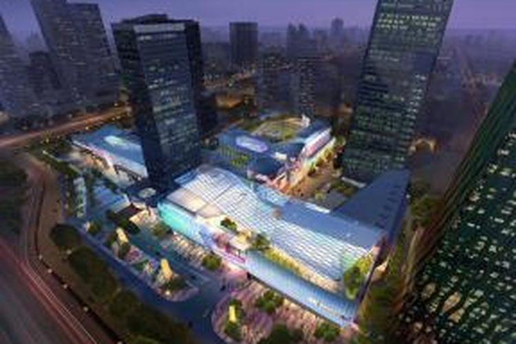 Proyek komersial ini dapat diakses dari tiga jalur kereta bawah tanah. Mereka yang bekerja di menara-menara perkantoran tertinggi di Beijing juga bisa dengan mudah menyambangi gedung ini. 