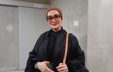 Reza Artamevia di daerah Taman Ismail Marzuki, Menteng, Jakarta Pusat, Jumat (28/6/2024).