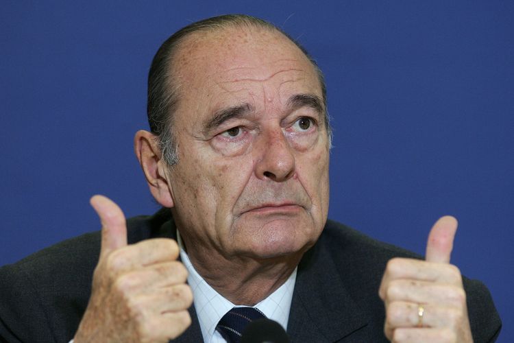 Mantan Presiden Perancis Jacques Chirac. Dia dilaporkan meninggal pada usia 86 tahun Kamis (26/9/2019).