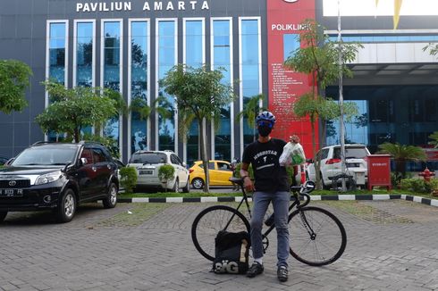 Aksi Bike Messenger Semarang, Sukarela Antarkan Makanan untuk Pasien Covid-19 yang Isoman