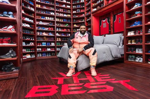 DJ Khaled Tawarkan Menginap di Kamar Pribadi Berisi Sneaker Koleksinya