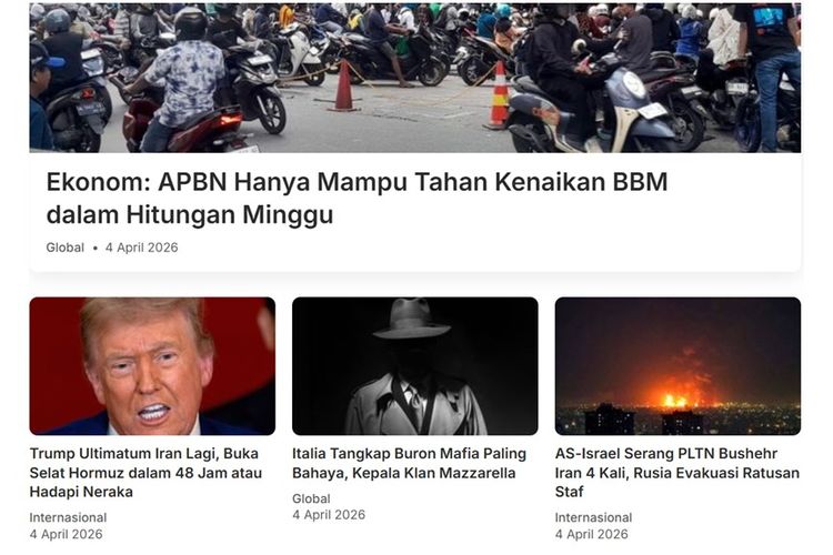 [POPULER GLOBAL] APBN Mampu Tahan Kenaikan BBM dalam Hitungan Minggu | Cara Media Israel Beritakan Perang
