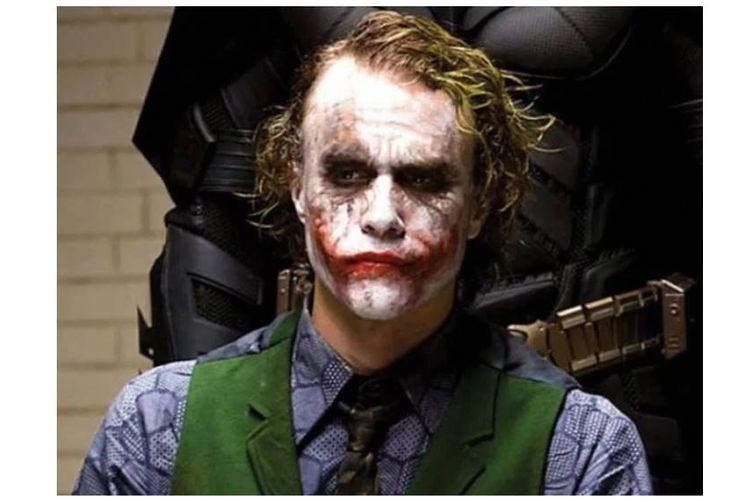 Heath Ledger memerankan Joker terbaik dalam film Batman The Dark Knight pada 2008.
