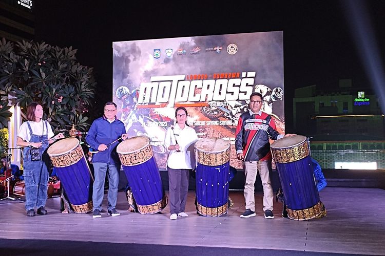 Lounching event motorcross Lombok-Sumbawa di Jakarta oleh Pemprov NTB, Rabu (8/11/2023)