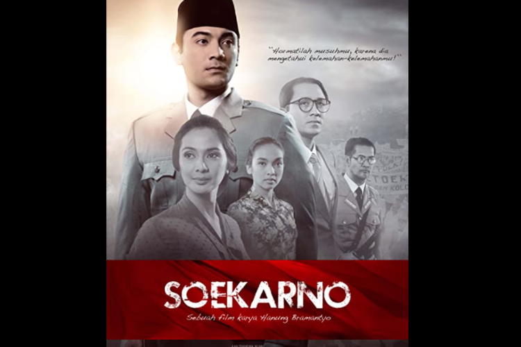 Poster film Soekarno. 