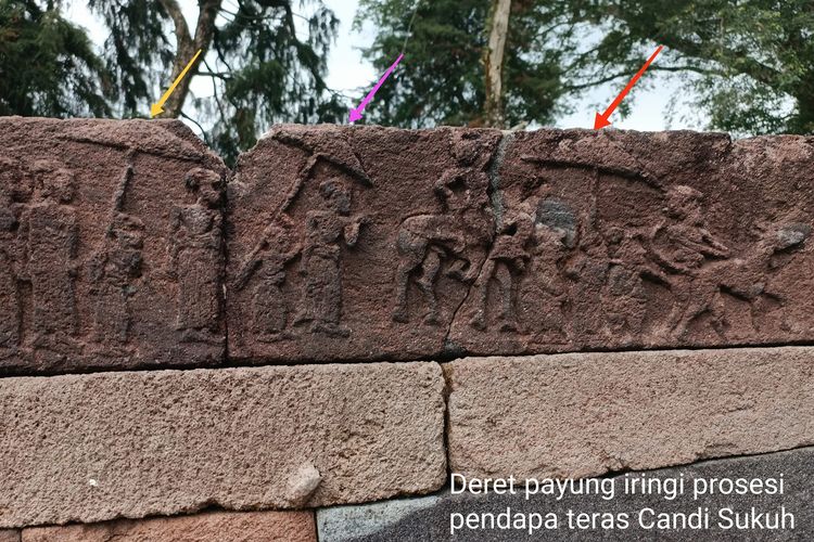 Foto : Mengenal Payung Purba dari Masa Hindu-Buddha Lewat Relief Candi