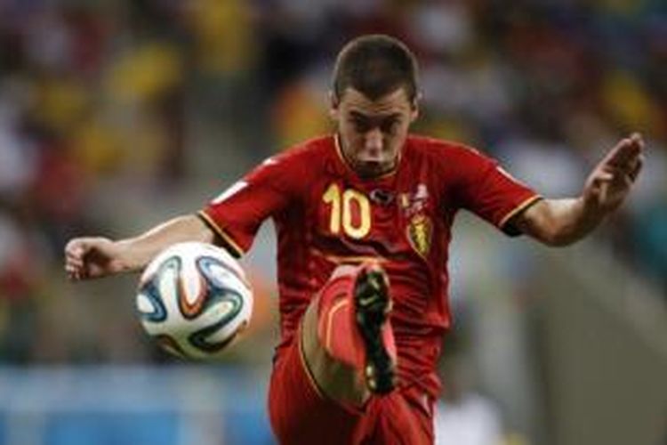 Gelandang serang Belgia, Eden Hazard.