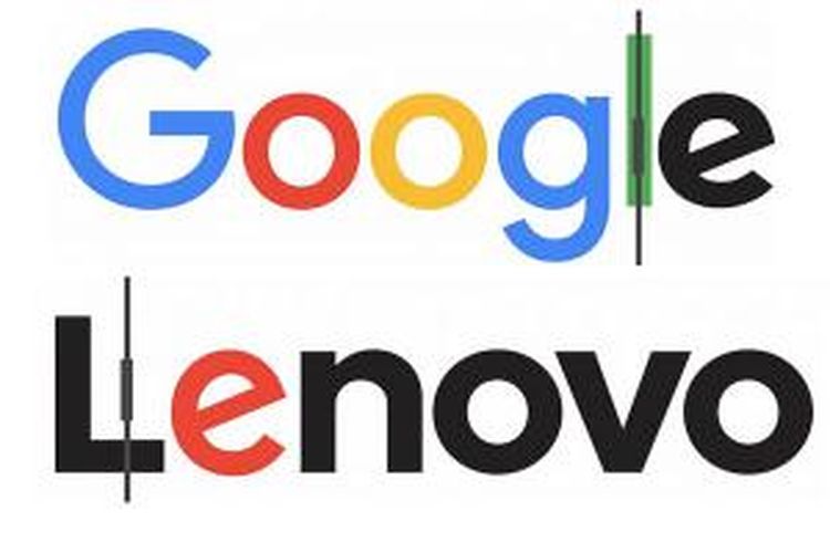 logo baru Google dan Lenovo punya huruf yang sama