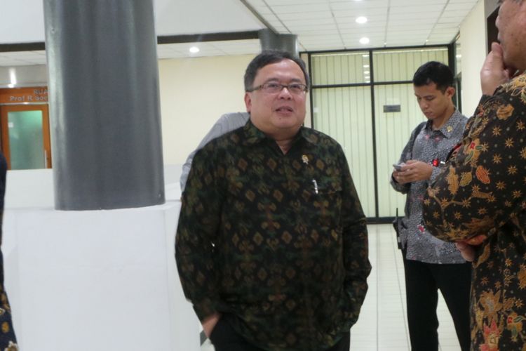 Menteri PPN/Kepala Bappenas Bambang Brodjonegoro, di Universitas Indonesia, Depok, Kamis (5/10/2017).