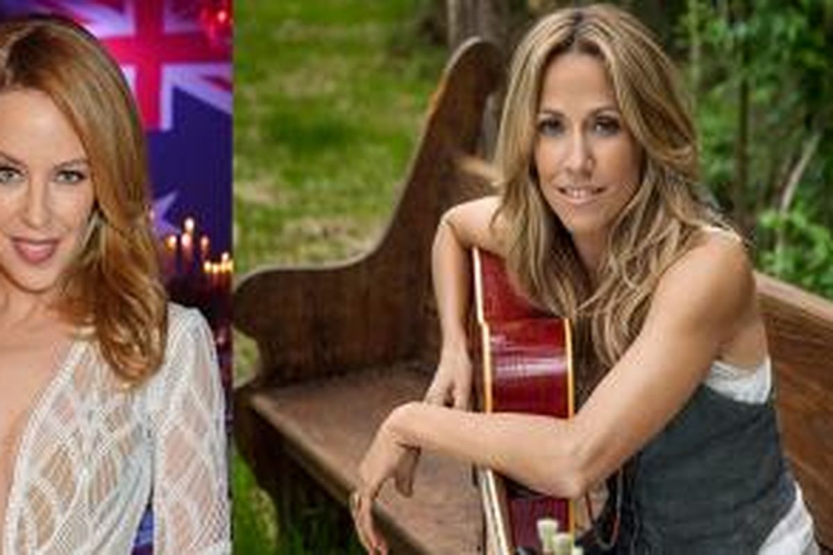 Kylie Minogue dan Sheryl Crow.