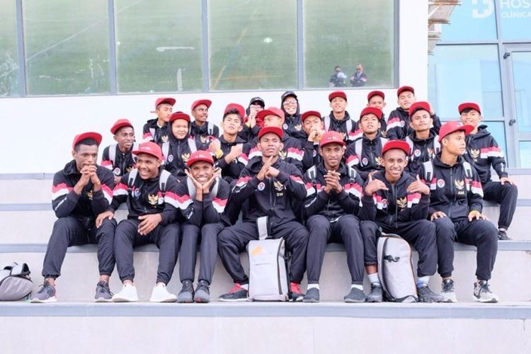  Timnas Pelajar U-15 Kemenpora Indonesia terhenti di babak semifinal  turnamen IBER Cup 2019 yang berlangsung di Estoril, Portugal, Sabtu (08/07/2019).
