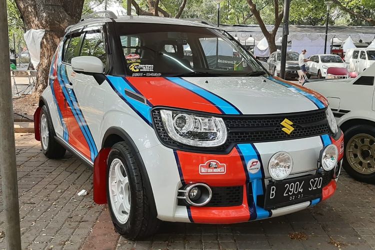 Modifikasi Suzuki Ignis Rally Look